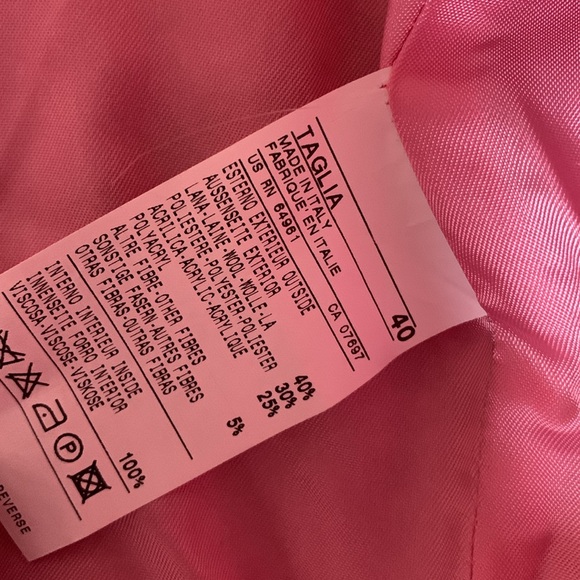 Made in Italy of Benetton Wool Blazer - Picture 5 of 6